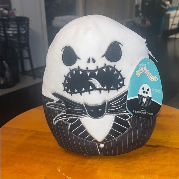 Squishmallows Black and White Plush Toy Jack Skellington - Picture 2 of 10